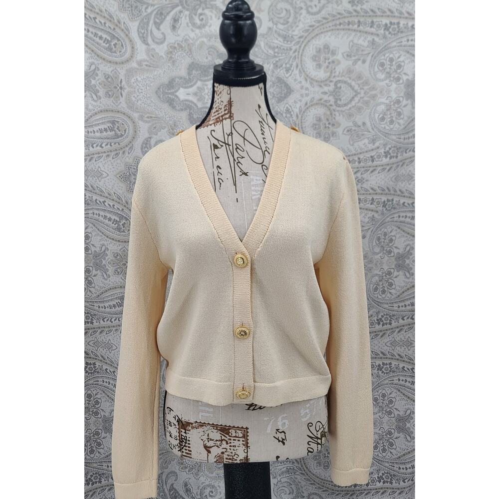 St John separates vintage made in USA cardigan Size Med Old money Quiet luxury